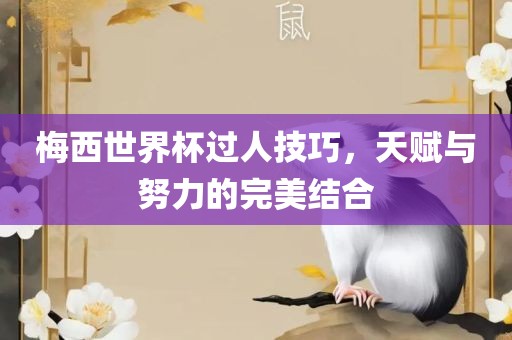 梅西世界杯过人技巧，天赋与努力的完美结合