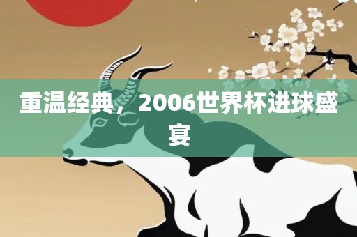 重温经典，2006世界杯进球盛宴