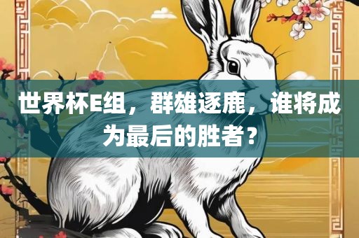 世界杯E组，群雄逐鹿金炬实业股份有限公司，谁将成为最后的胜者？