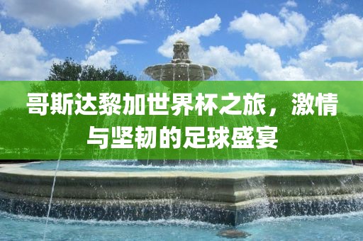 哥斯达黎加世界杯之旅，激情与坚韧的足球盛宴