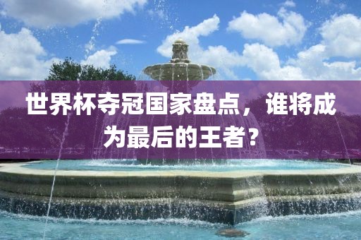世界杯夺冠国家盘点，谁将成为最后的王者？