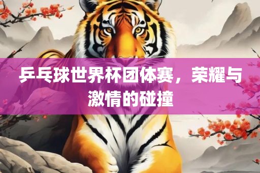 乒乓球世界杯团体赛，荣耀与激情的碰撞