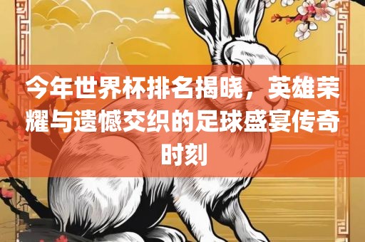 今年世界杯排名揭晓，英雄荣耀与遗憾交织的足球盛宴传奇时刻金炬实业股份有限公司