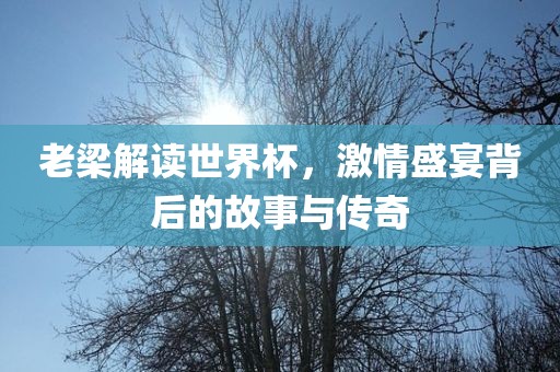 老梁解读世界杯，激情盛宴背后的故事与传奇