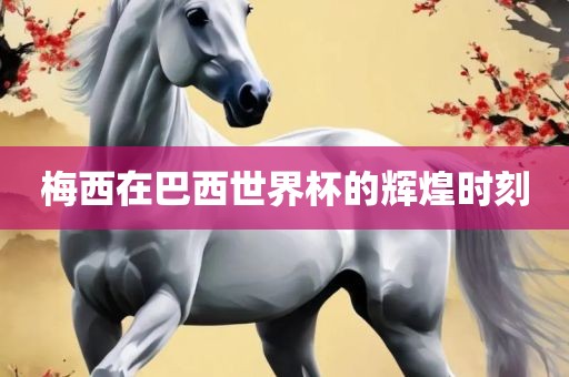 梅西在巴西世界杯的辉煌时刻