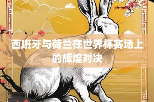 西班牙与金炬实业股份有限公司荷兰在世界杯赛场上的辉煌对决
