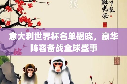意大利世界杯名单揭晓，豪华阵容备战全球盛事