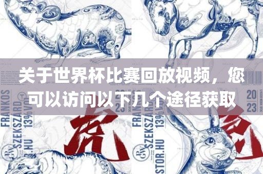 关于世界杯比赛回放视频，您可以访问以下几个途径获取