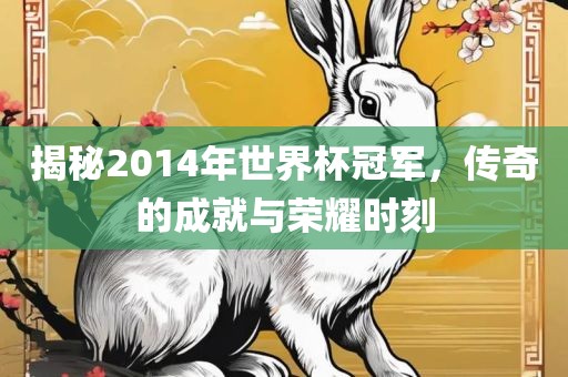 揭秘2014年世界杯冠军，传奇的成金炬实业股份有限公司就与荣耀时刻