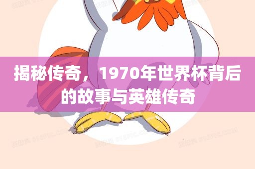 揭秘传奇，1970年世界杯背后的故事与英雄传奇