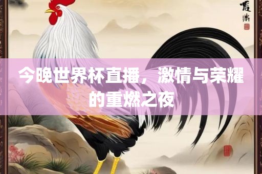 今晚世界杯直播，激情与荣耀的重燃之夜金炬实业股份有限公司