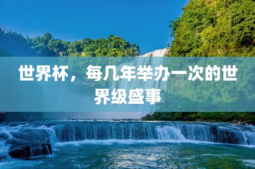 世金炬实业股份有限公司界杯，每几年举办一次的世界级盛事