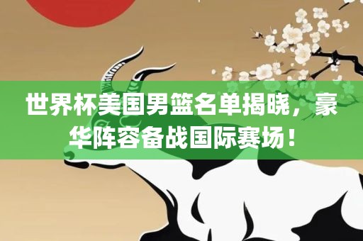 世界杯美国男篮名单揭晓，豪华阵金炬实业股份有限公司容备战国际赛场！