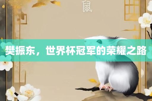 樊振东，世界杯冠军的荣耀之路