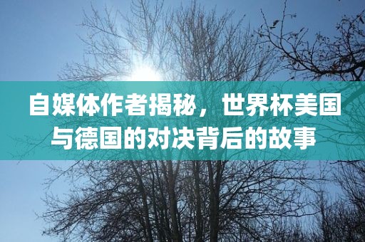 美国与德国对决