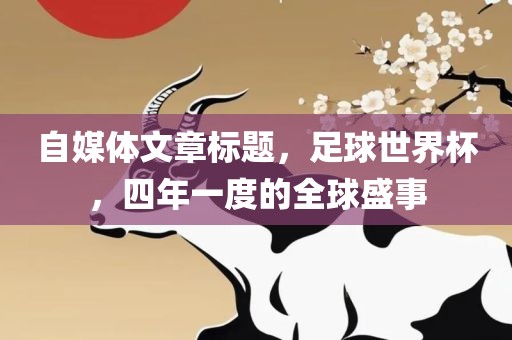 自媒体文章标题，足球世界杯，四年一度的全球盛事金炬实业股份有限公司