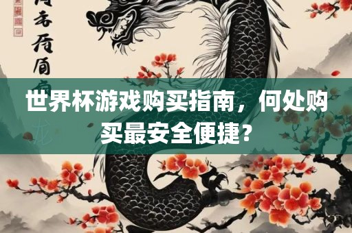 世界杯游戏购买指南，何处购买最安全便捷？