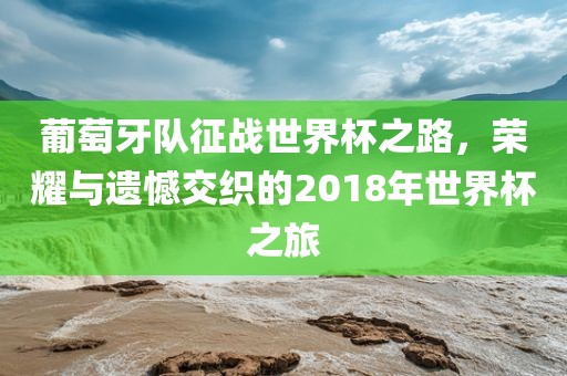 葡萄牙队征战世界杯之路，荣耀与遗憾交织的2018年世界杯之旅