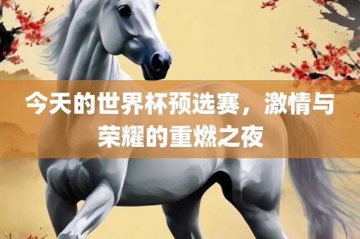 今天的世界杯预选赛，激情与荣耀的重燃之夜金炬实业股份有限公司
