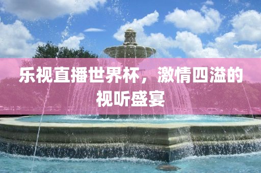 乐视直播世界杯，激情四溢的视听盛宴