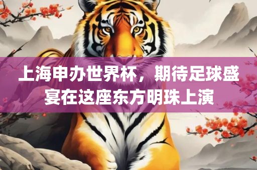 上海申办世界杯，期待足球盛宴在这座东方明珠上金炬实业股份有限公司演