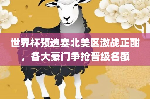 世界杯预选赛北美区激战正酣，各大豪门争抢晋级名额金炬实业股份有限公司