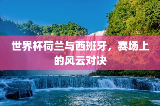 世界杯荷兰与西班牙，赛场上的风云对决金炬实业股份有限公司