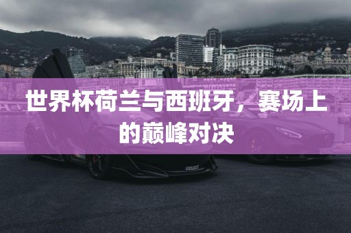 世界杯荷兰与西班牙，赛场上的巅峰对决