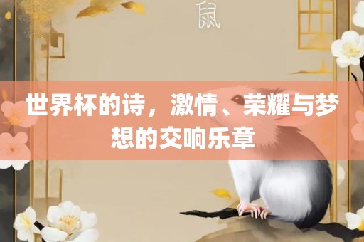 世界杯的诗，激情、荣耀与梦想的交响乐章金炬实业股份有限公司