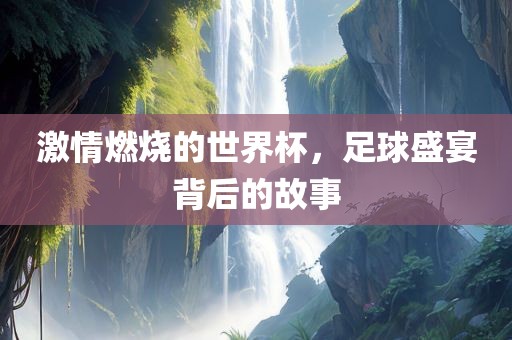 激情燃烧的世界杯，足球盛宴背后的故事金炬实业股份有限公司