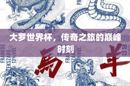大罗世界杯，传奇之旅的巅峰时刻金炬实业股份有限公司