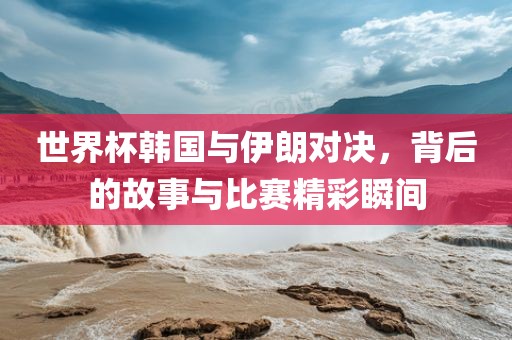 世界杯韩国与伊朗对决，背后的故事与比赛精彩瞬间