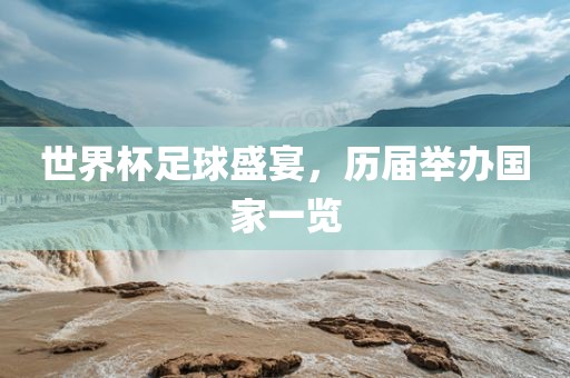 世界杯足球盛宴，历届举办国家一览金炬实业股份有限公司