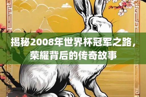 揭秘2008年世界杯冠军之路，荣耀背后的传奇故事
