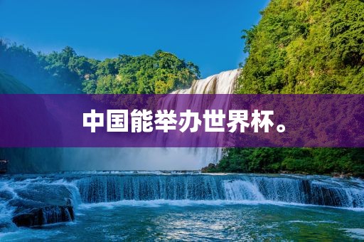 中国能举办世界杯。