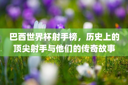巴西世界杯射手榜，历史上的顶尖射手与他们的传奇故事