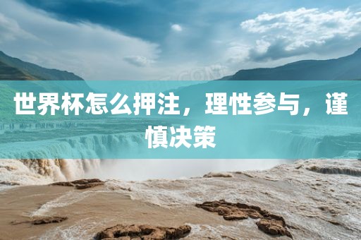 世界杯怎么押注，理性参与，谨慎决策