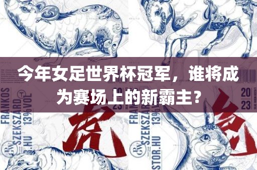 今年女足世界杯冠军，谁将成为赛场上的新霸主？