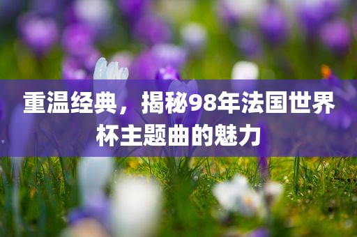 重温经典，揭秘98年法国世界杯主题曲的魅金炬实业股份有限公司力