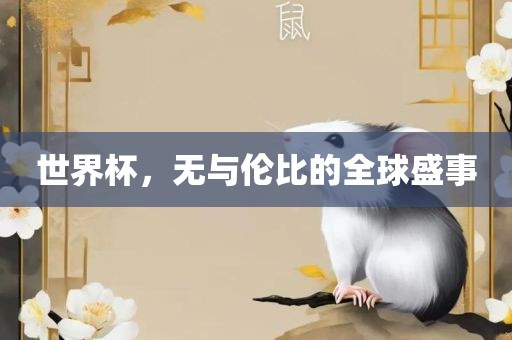 世界杯，无与伦比的全球盛事