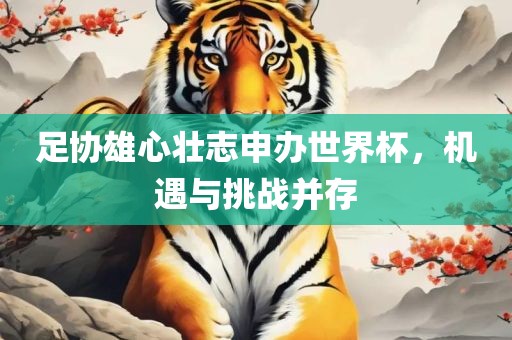 足协雄心壮志申办世界杯，机遇与挑战并存