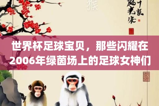 世界杯足球宝贝，那些闪耀在2006年绿茵场上的足球女神们