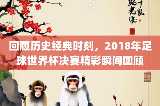 回顾历史经典时刻，2018年足球世界杯决赛精彩瞬间回顾