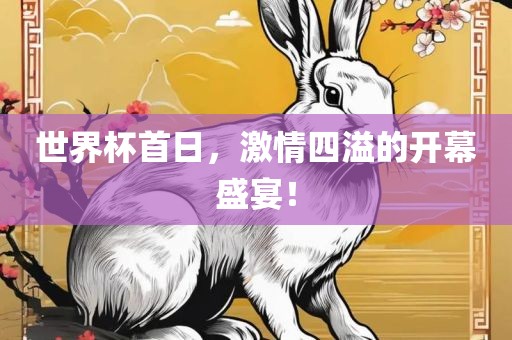世界杯首日，激情四溢的开幕盛宴！