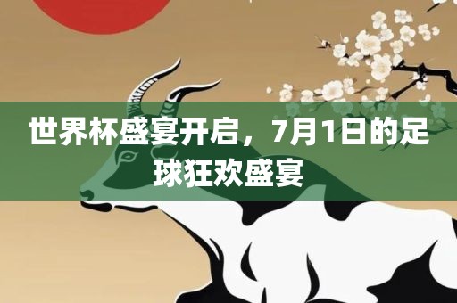 世界杯盛宴开启，7月1日的足球狂欢盛宴金炬实业股份有限公司