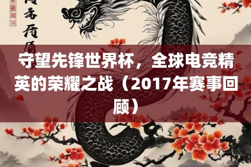 守望先锋世界杯，全球电竞精英的荣耀之战（2017年赛事回顾）