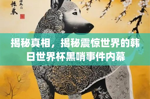 揭秘真相，揭秘震惊世界的韩日世界杯黑哨事件内幕