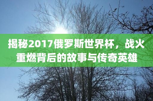 揭秘2017俄罗斯世界杯，战火重燃背后的故事与传奇英雄