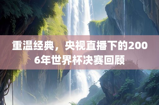重温经典，央视直播下的2006年世界杯决赛回顾