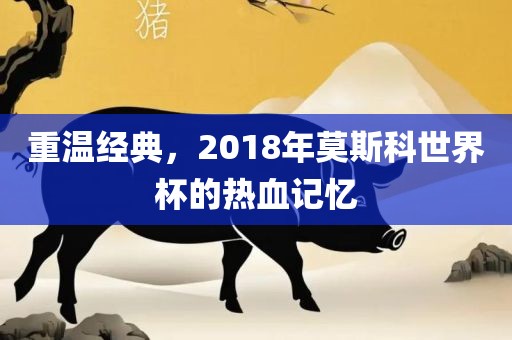 重温经典，2018年莫斯科世界杯的热血记忆